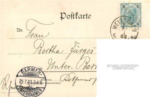 Weisbach Unterfranken Gasthof Frohnwies kuk Post Amt – Bild 2