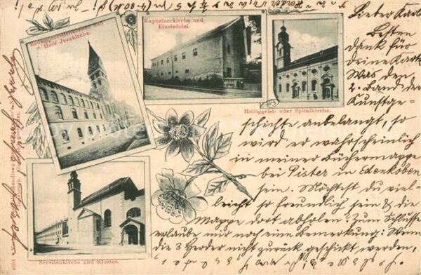 Innsbruck Redemptoristenkirche Herz Jesukirche Kapuzinerkirche und Einsiedelei H