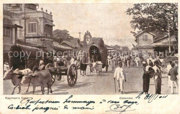Colombo Ceylon Sri Lanka Kaymans Gate