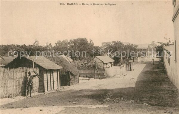 Dakar Dans le Quartier indigene