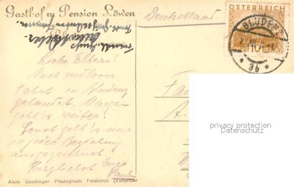 Bludenz Vorarlberg Gasthof Pension Loewen – Bild 2