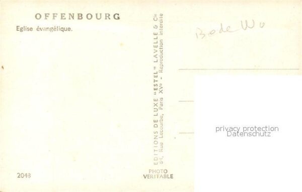 Offenbourg Eglise evangelique – Bild 2