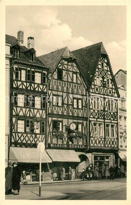 Treves Trier Maison datant encore du moyen age Situees sur la place du Marche