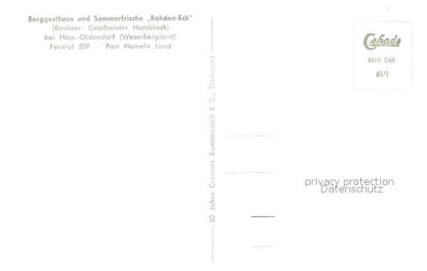 Hessisch Oldendorf Cafe Rohdeneck – Bild 2
