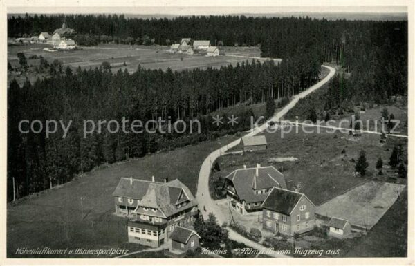 Kniebis Freudenstadt Fliegeraufnahme