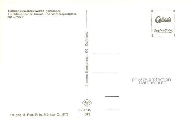 Hahnenklee-Bockswiese Harz Fliegeraufnahme – Bild 2