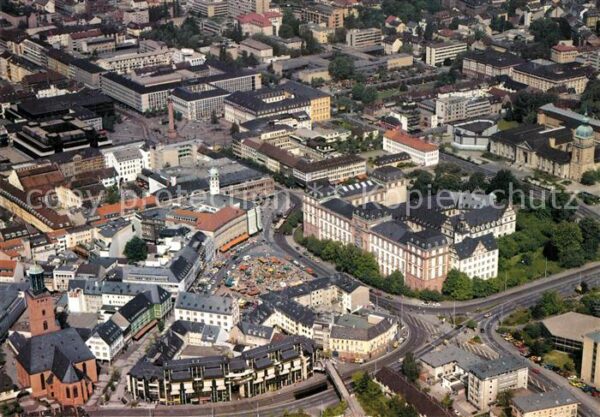 Darmstadt Fliegeraufnahme