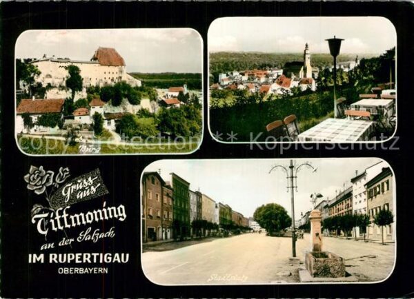 Tittmoning Salzach Burg Stadtplatz