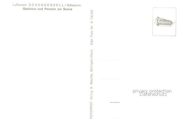 Schenkenzell Gasthaus-Pension zur Sonne – Bild 2