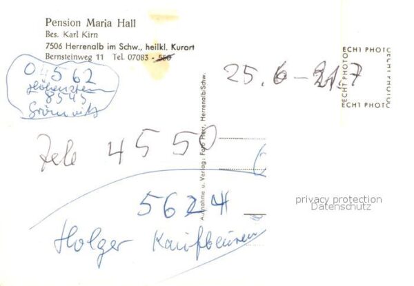 Bad Herrenalb Pension Maria Hall – Bild 2