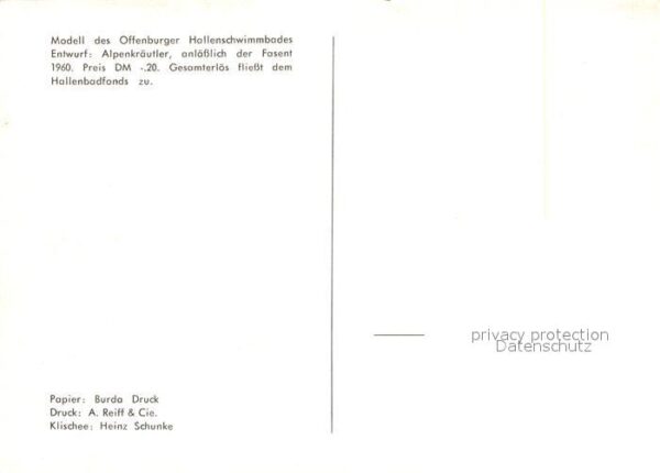 Offenburg Modell Hallenschwimmbad Entwurf Alpenkr?utler – Bild 2