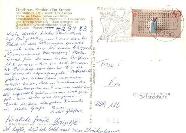 Frauenstein Wiesbaden Gasthaus-Pension Zur Krone – Bild 2