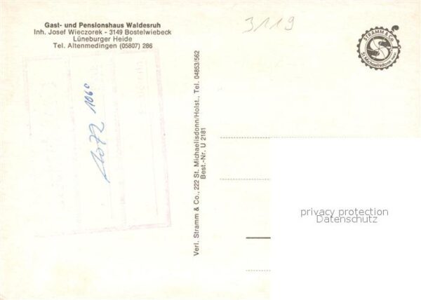 Bostelwiebeck Gast- und Pensionshaus Waldesruh – Bild 2