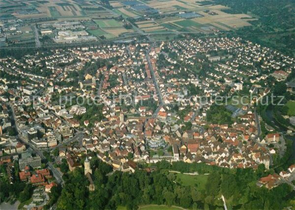 Waiblingen Rems Fliegeraufnahme