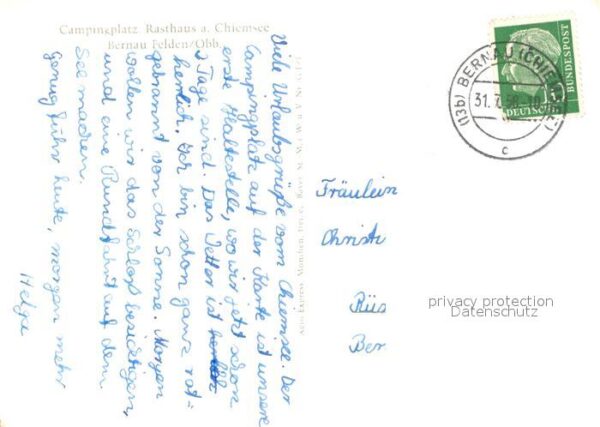 Felden Chiemsee Campingplatz Rasthaus Fliegeraufnahme – Bild 2