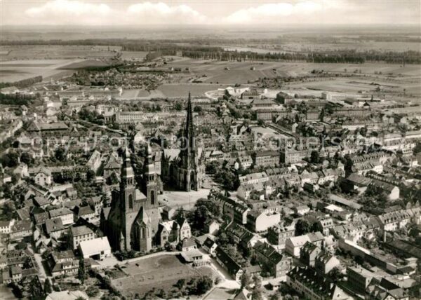 Speyer Rhein Fliegeraufnahme