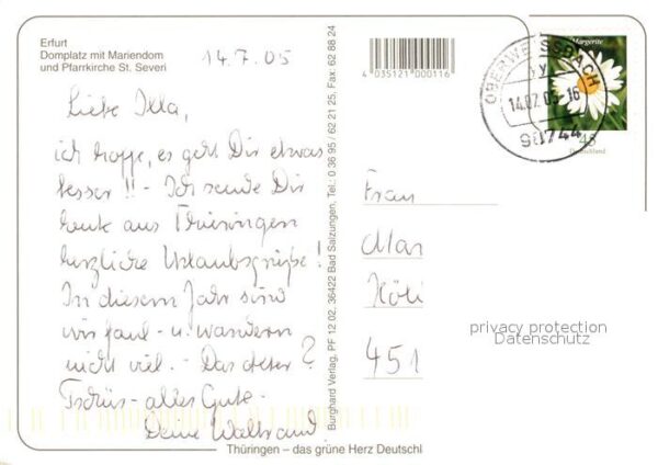 Erfurt Fliegeraufnahme Domplatz Mariendom Pfarrkirche St. Severi – Bild 2