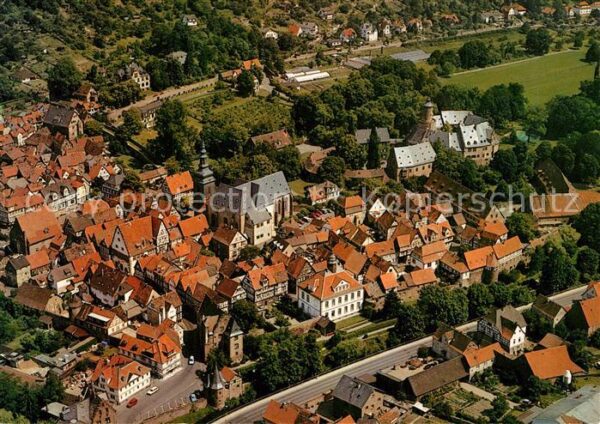 Buedingen Hessen Fliegeraufnahme