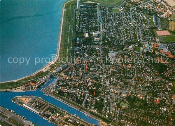 Buesum Nordseebad Fliegeraufnahme