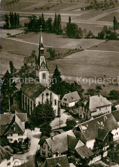 Wahlwies Fliegeraufnahme Kirche