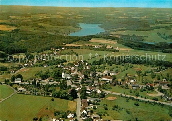 Reichshof Wiehl-Talsperre Fliegeraufnahme