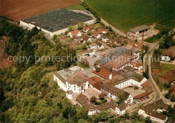 Fuerstenberg Weser Schloss F?rstenberg Werksanlagen der Manufaktur Fliegeraufnah
