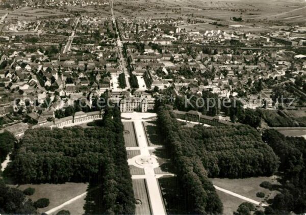 Schwetzingen Schlossgarten Fliegeraufnahme