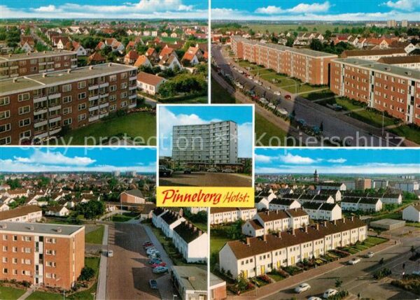 Pinneberg Wohnblocks Hochhaus Fliegeraufnahme