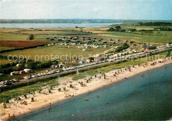 Gluecksburg Ostseebad Campingplatz Holnis Fliegeraufnahme