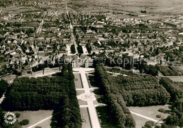 Schwetzingen Schlosspark Fliegeraufnahme