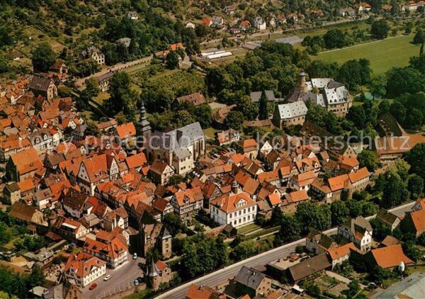 Buedingen Hessen Fliegeraufnahme
