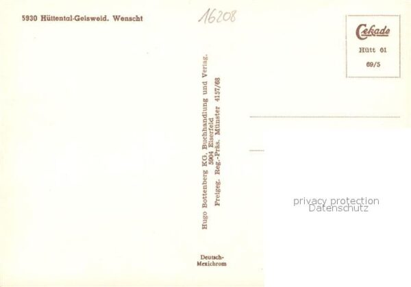 Geisweid Siedlung Wenscht Fliegeraufnahme – Bild 2