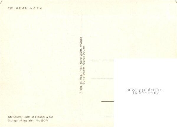 Hemmingen Wuerttemberg Fliegeraufnahme – Bild 2