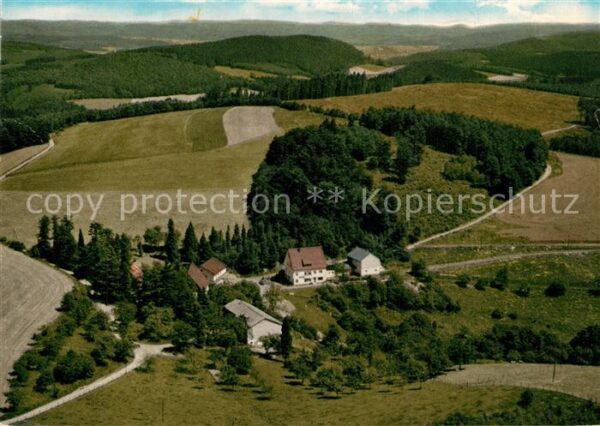 Attendorn Melhof Gasthof-Pension Stuff Fliegeraufnahme