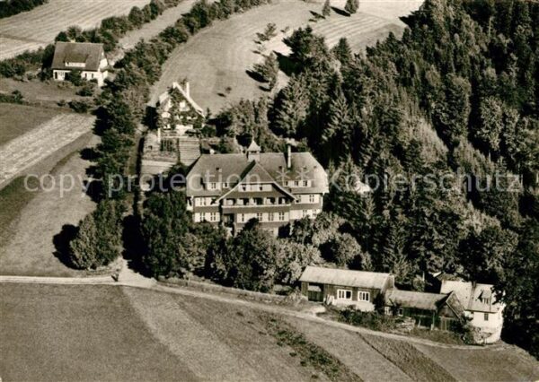 Unterlengenhardt Sanatorium Burghalde Fliegeraufnahme