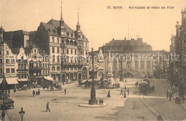 Bonn Rhein Marktplatz Hotel de Ville