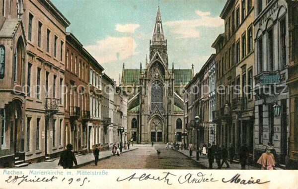 Aachen Marienkirche Mittelstrasse
