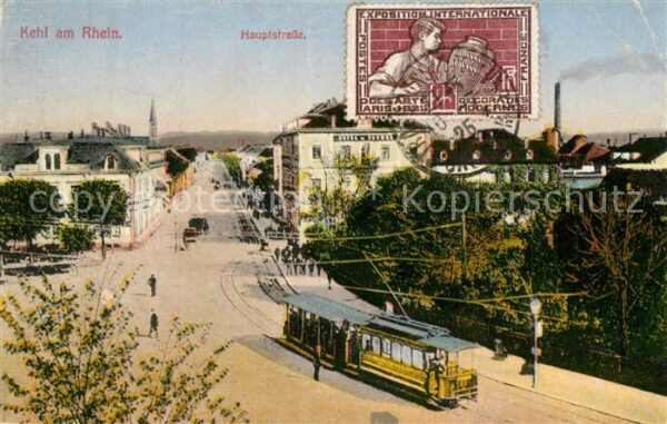 Kehl Rhein Hauptstrasse Strassenbahn