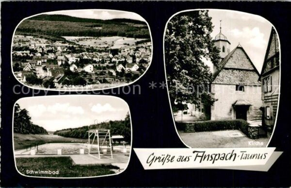Anspach Schwimmbad Kirche