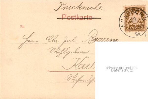 Ansbach Mittelfranken Schlossplatz Gewerbehalle – Bild 2