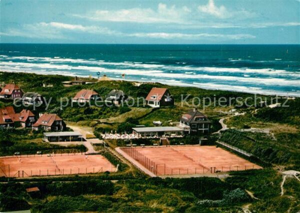 Juist Nordseebad Tennisplatz Fliegeraufnahme