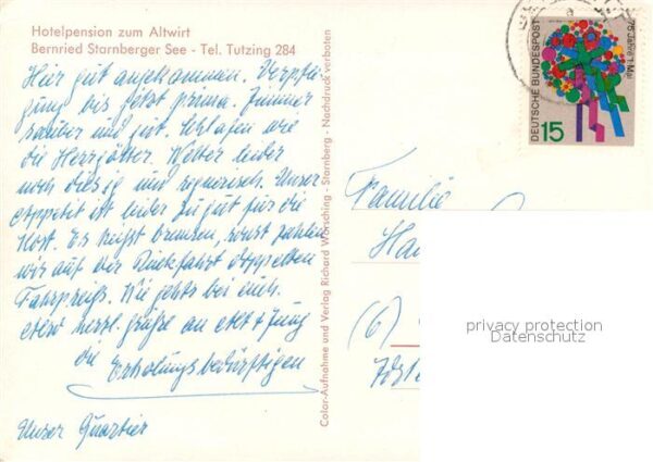Bernried Starnberger See Hotelpension zum Altwirt – Bild 2