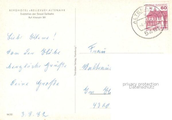 Altenahr Berghotel Bellevue – Bild 2