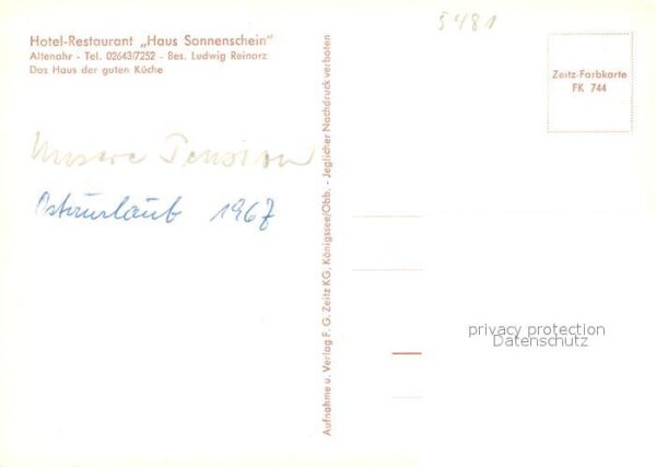Altenahr Hotel-Restaurant Haus Sonnenschein – Bild 2