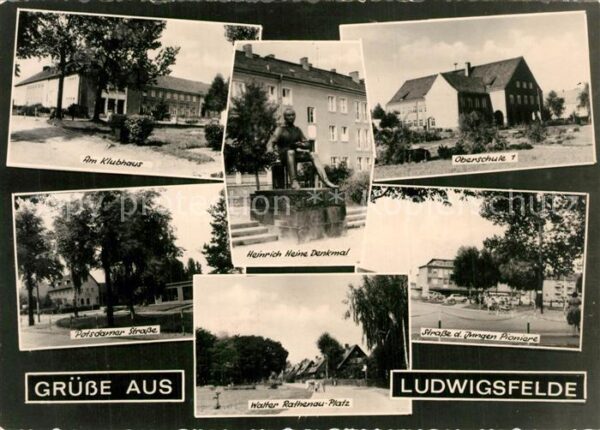 Ludwigsfelde Klubhaus Oberschule Potsdamer Strasse Strasse der Jungen Pioniere