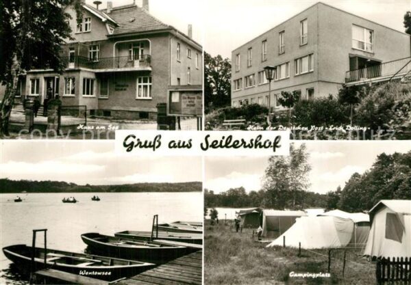 Seilershof Haus am See Heim der Deutschen Post Erich Dolling Campingplatz