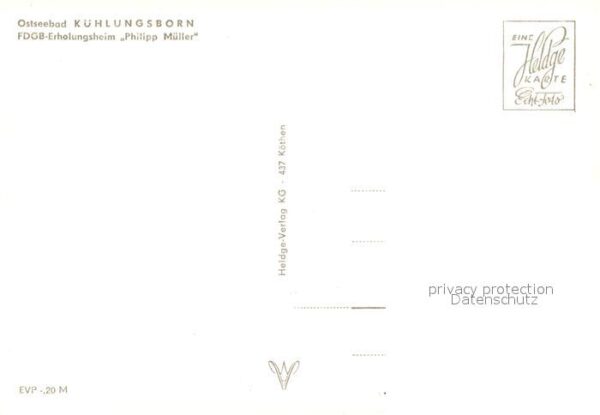 Kuehlungsborn Ostseebad Erholungsheim Philipp M?ller – Bild 2