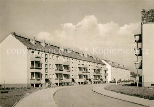 Soemmerda AWG Neue Zeit Strasse des Aufbaus