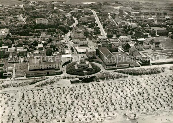 Wangerooge Nordseebad Fliegeraufnahme Strand