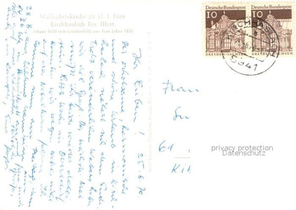 Kirchhaslach Fliegeraufnahme Wallfahrtskirche – Bild 2